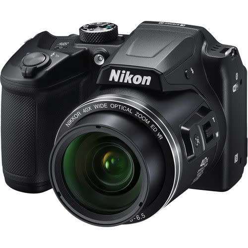 Nikon B500 Ultra Zoom Digital Camera Black [16MP, Full HD 1080p, WiFi, Bluetooth, 40x Zoom]
