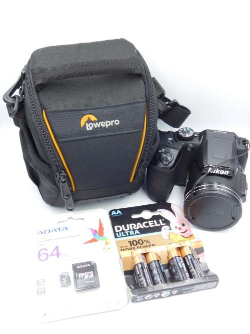 Nikon B500 Ultra Zoom Digital Camera Black [16MP, Full HD 1080p, WiFi, Bluetooth, 40x Zoom]