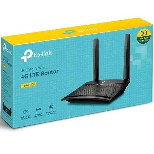 4G LTE Router with built-in Modem and Plug and Play Micro SIM Card Slot