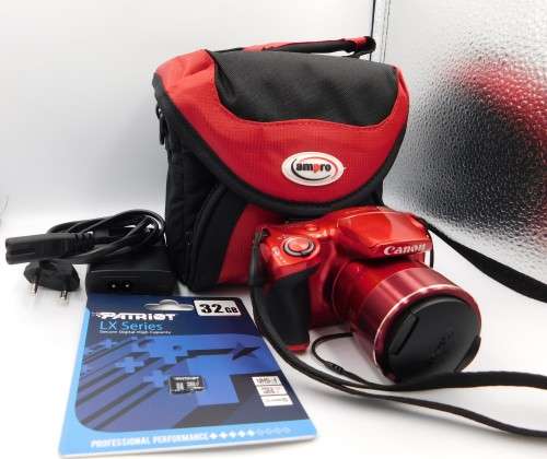 Canon PowerShot SX420 IS | 20.0 MP | 720p HD Videos | WiFi - Ultra Zoom Digital Camera (Red)