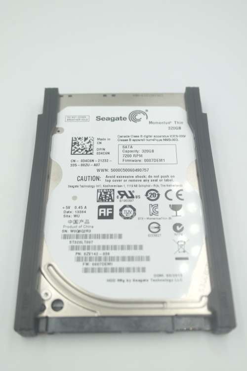 Seagate Momentus Thin 320GB - Thin Laptop Hard Drive Disk