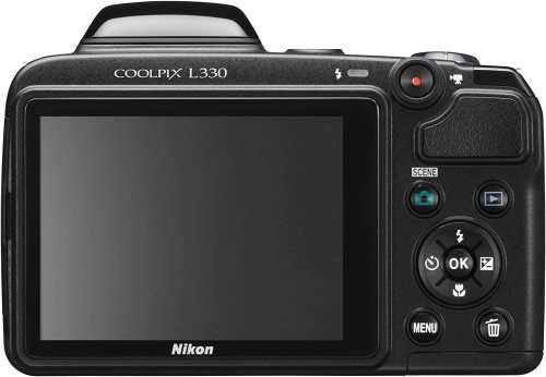 Nikon Coolpix L330 | 20.2 MP | 720p HD Videos |  Digital Camera (Black)