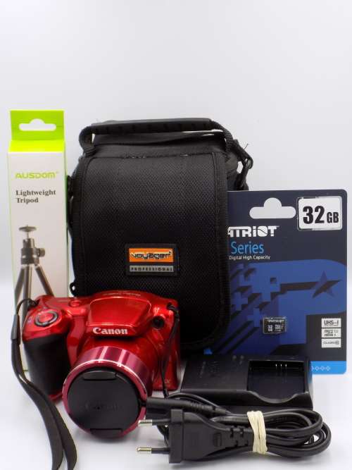 Canon PowerShot SX420 IS | 20.0 MP | 720p HD Videos | WiFi - Ultra Zoom Digital Camera (Red)