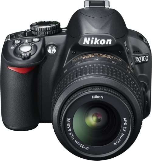 Nikon D3100 DSLR Camera with AF-S NIKKOR 18-55mm 1:3.5-5.6G ED Auto Focus-S Nikkor Zoom Lens