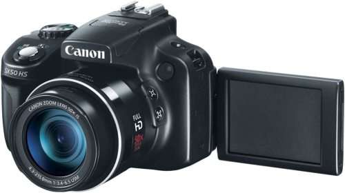 Canon PowerShot SX50 HS (12MP CMOS Sensor, 1080p FHD, 50x Optical Zoom) Digital Camera