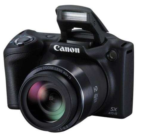 Canon PowerShot SX410 IS | 20 MP, 720p HD Videos, 40x Ultra Zoom | Digital Camera (Black)