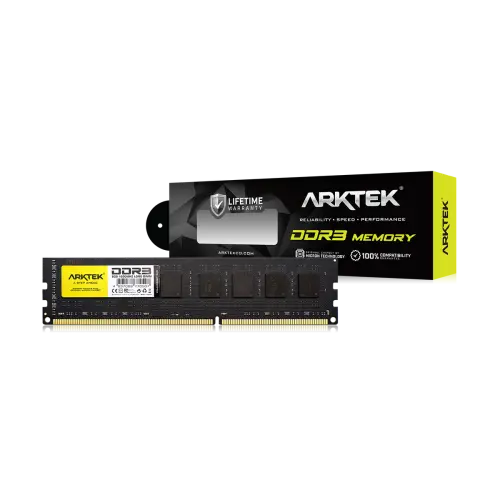 Arktek Memory 8GB DDR3 PC-1600 DIMM RAM Module for PC
