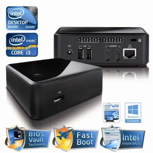 Intel NUC Mini Desktop PC (Core i3, 8GB, 256GB SSD)