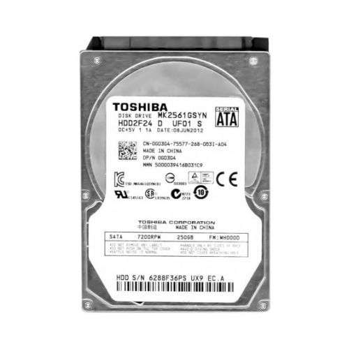 Toshiba 250GB 7200RPM 2.5 Inch Hard Drive
