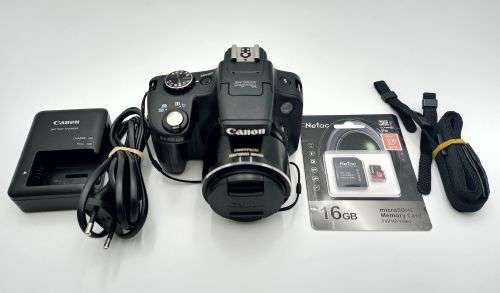 Canon PowerShot SX50 HS (12MP CMOS Sensor, 1080p FHD, 50x Optical Zoom) Digital Camera