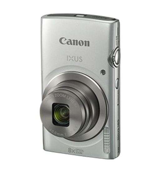 Canon IXUS 175 (20MP, HD 720p, 8x Optical Zoom - Digital Camera Silver Set