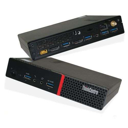 Lenovo M700 Tiny Desktop PC (Intel i3-6100T, 128GB SSD, 500GB HDD & 8GB RAM)