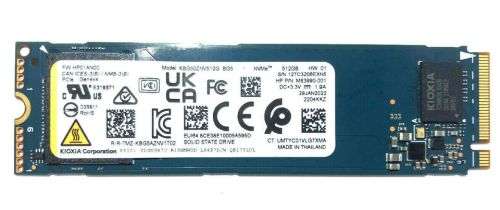 Kioxia SSD 512GB M.2 2280 NVMe PCIe Gen3 Solid State Drive (SSD)