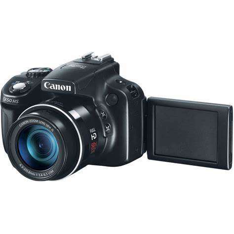 Canon PowerShot SX50 HS (12MP CMOS Sensor, 1080p FHD, 50x Optical Zoom) Digital Camera