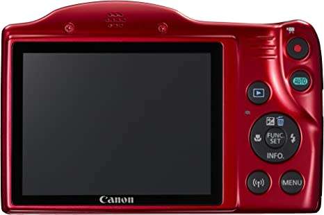 Canon PowerShot SX420 IS | 20.0 MP | 720p HD Videos | WiFi - Ultra Zoom Digital Camera (Red)
