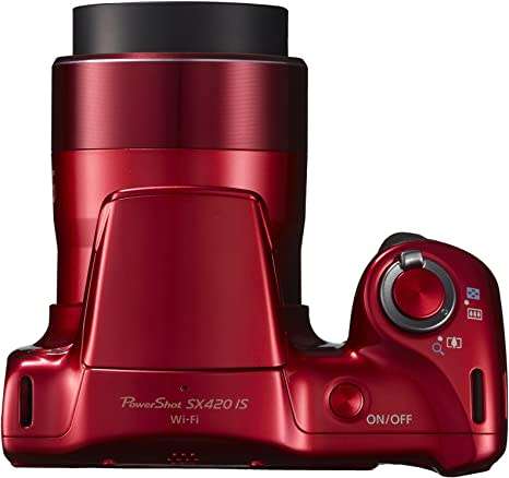 Canon PowerShot SX420 IS | 20.0 MP | 720p HD Videos | WiFi - Ultra Zoom Digital Camera (Red)