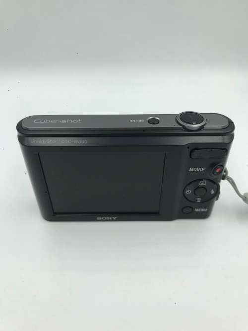 Sony Cybershot W800 Compact Digital Camera (20MP and 5x Optical Zoom) - Black