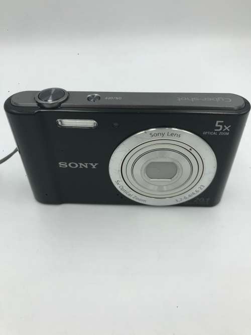 Sony Cybershot W800 Compact Digital Camera (20MP and 5x Optical Zoom) - Black