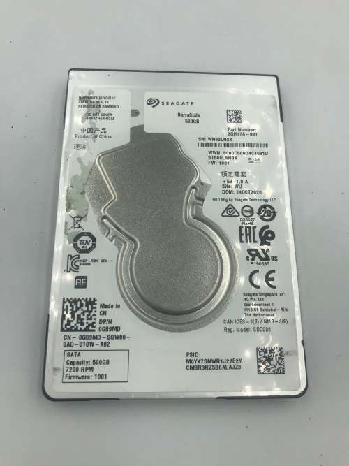 Seagate Barracuda 500GB 2.5` Internal Hard Drive