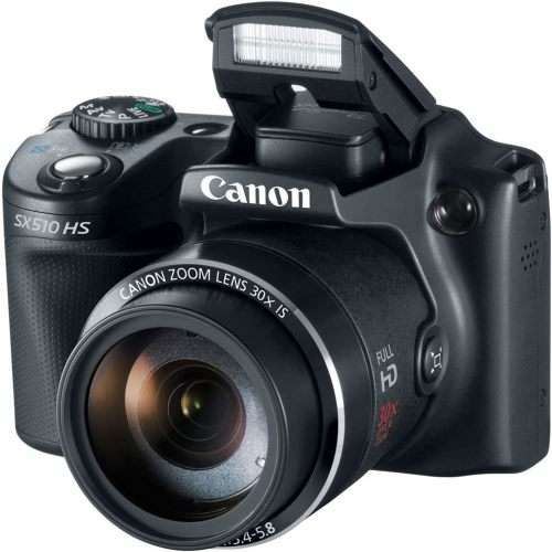 Canon PowerShot SX510 HS Digital Camera | 12.1 MP | 1080p FHD Movies | Wi-Fi | 60x Zoom Plus