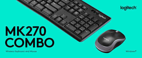 Logitech MK270 Wireless Keyboard and Mouse Combo
