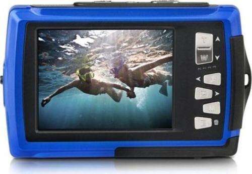 HP C150W Waterproof Compact Digital Camera Front & Rear LCDs (8MP)