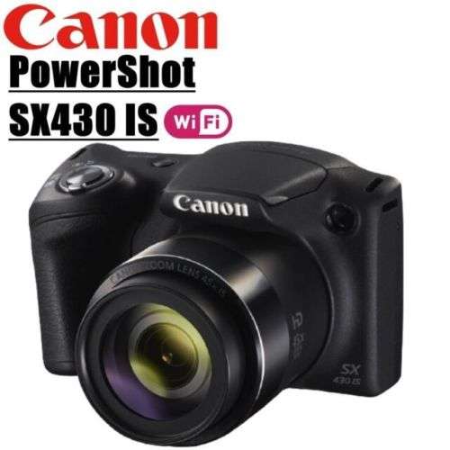 Canon PowerShot SX430 IS Digital Camera | 20.0 MP | 720p HD Movies | Wi-Fi | 45x Zoom