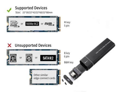 NVMe M.2 SSD Enclosure