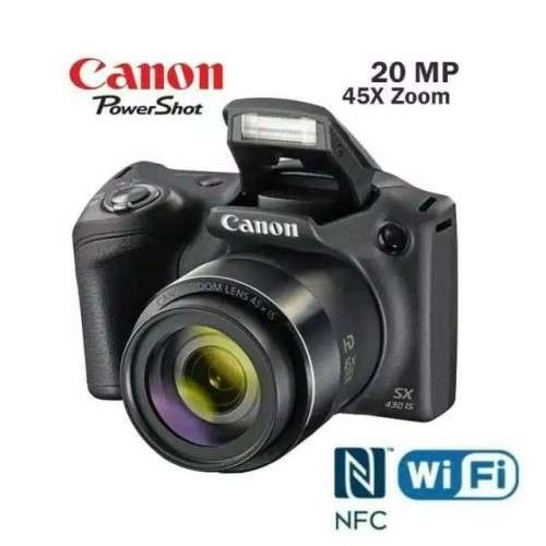 Canon PowerShot SX430 IS Digital Camera | 20.0 MP | 720p HD Movies | Wi-Fi | 45x Zoom