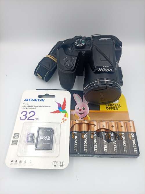 Nikon B500 Ultra Zoom Digital Camera Black [16MP, Full HD 1080p, WiFi, Bluetooth, 40x Zoom]