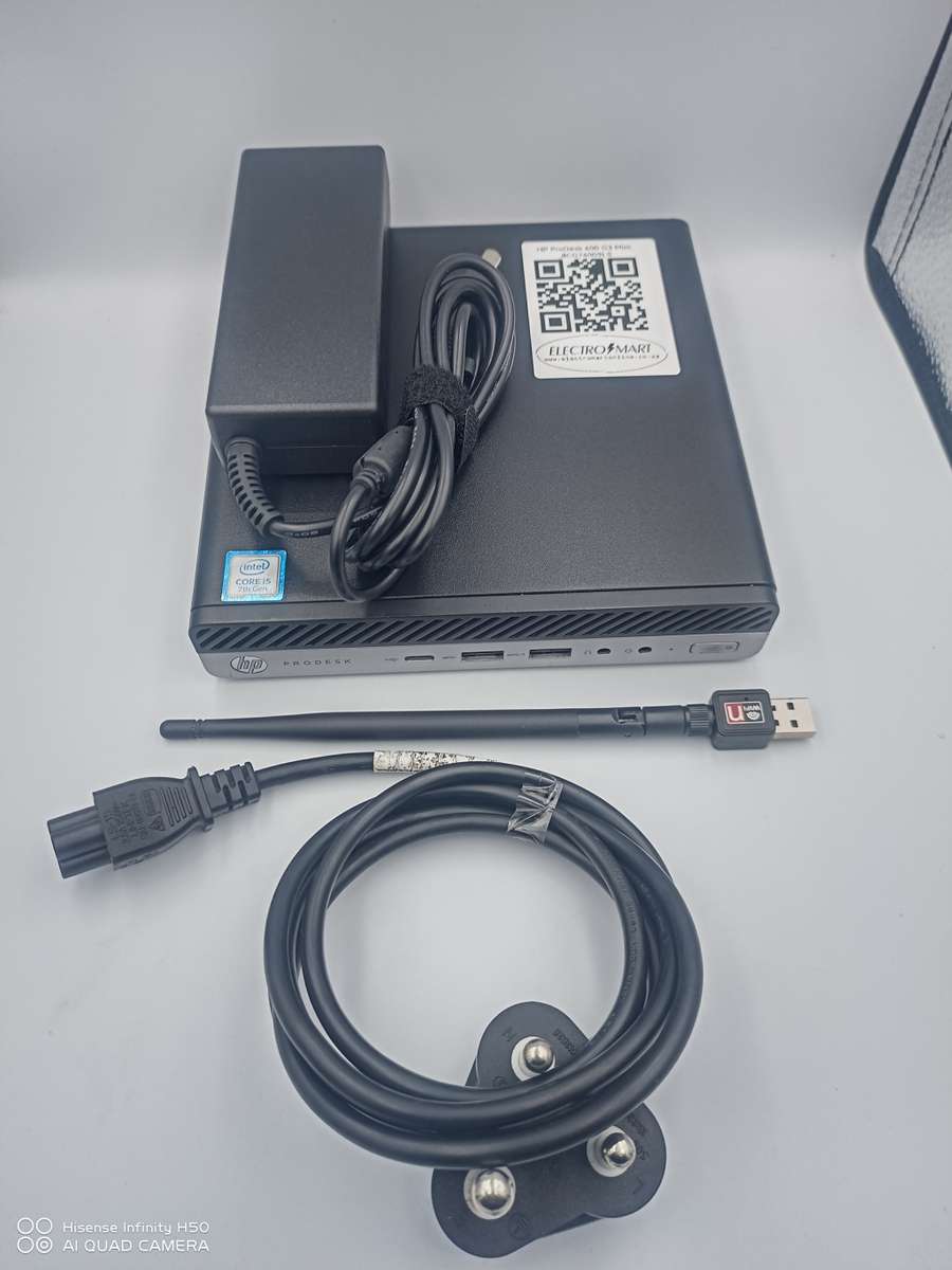 HP ProDesk 600 G3 Mini PC (Intel i5-7500T, 256GB SSD & 8GB RAM)