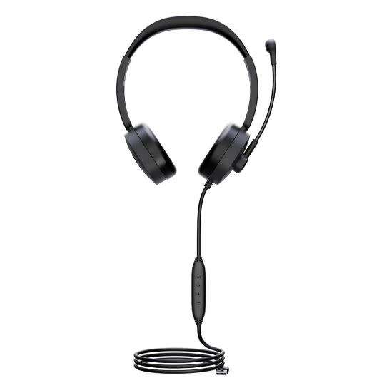 Astrum Dual Sided Headset USB with Flexible Mic - HU660