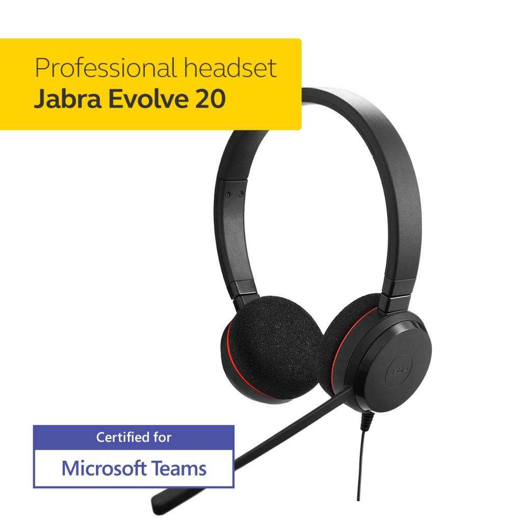Jabra Evolve 20 MS Stereo Headset