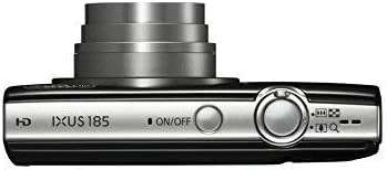 Canon IXUS 185 Digital Camera (20MP | 720p HD, 8x Optical Zoom) Black