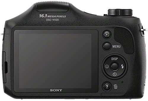Sony Cyber-Shot DSC-H100 16.1MP Digital Camera (Black) with 21x Optical Zoom