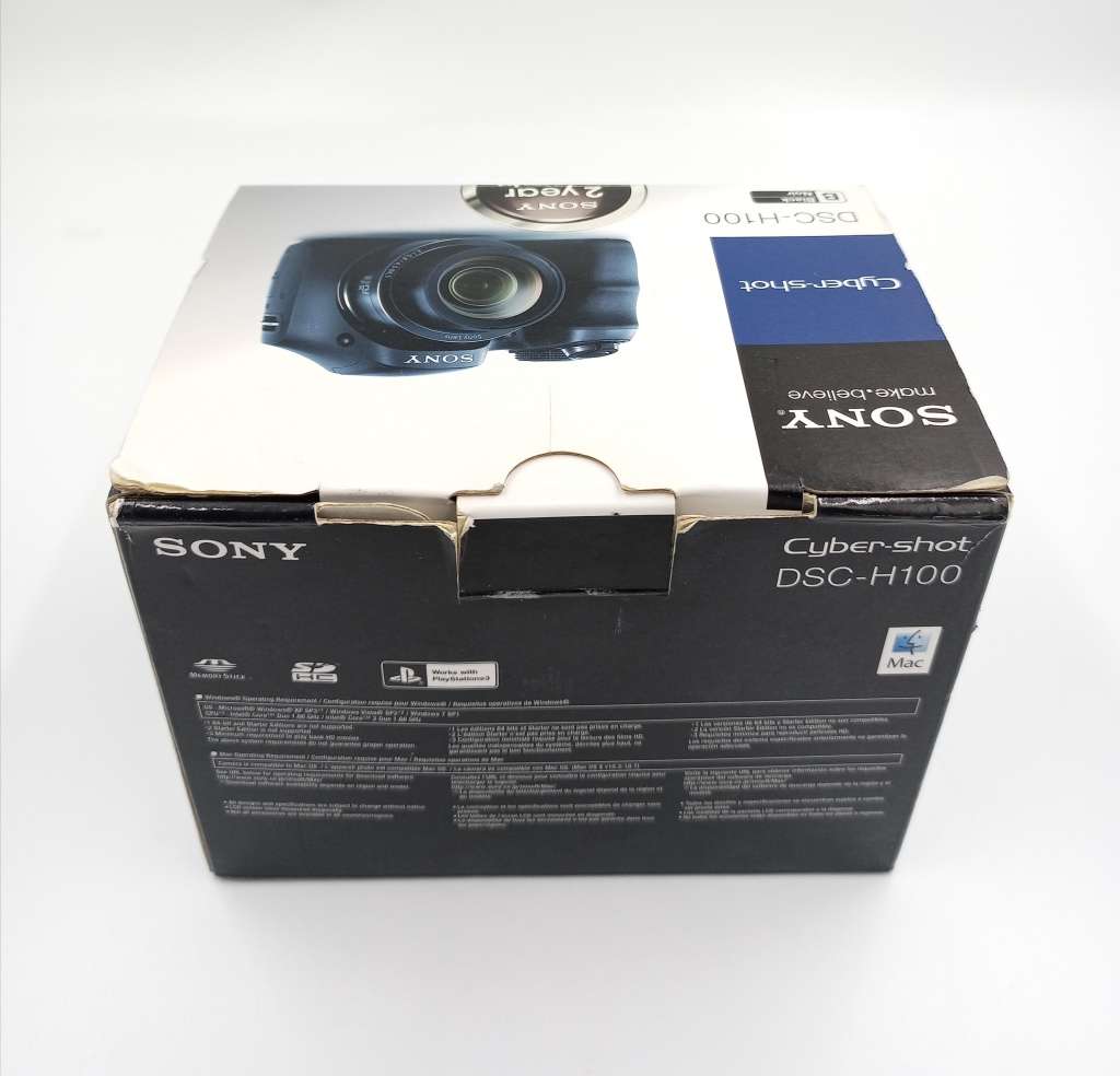 Sony Cyber-Shot DSC-H100 16.1MP Digital Camera (Black) with 21x Optical Zoom