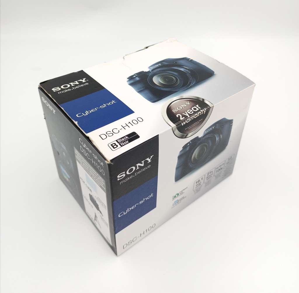 Sony Cyber-Shot DSC-H100 16.1MP Digital Camera (Black) with 21x Optical Zoom