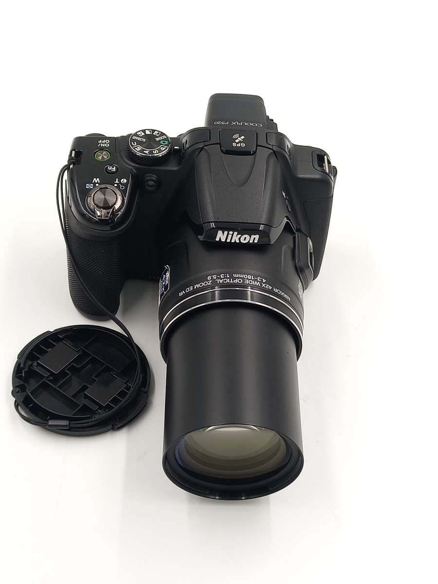 Nikon COOLPIX P520 18.1 MP CMOS Digital Camera with 42x Zoom Lens and Full HD 1080p Video (Black)