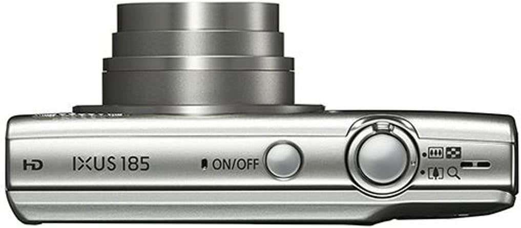 Canon IXUS 185 Digital Camera (20MP, 720p HD & 8x Optical Zoom) Silver