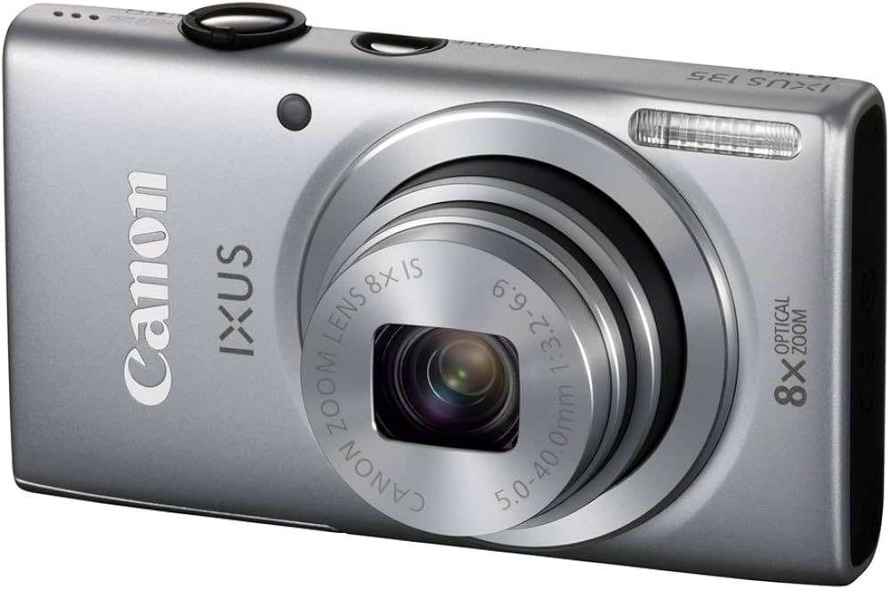 Canon IXUS 185 Digital Camera (20MP, 720p HD & 8x Optical Zoom) Silver