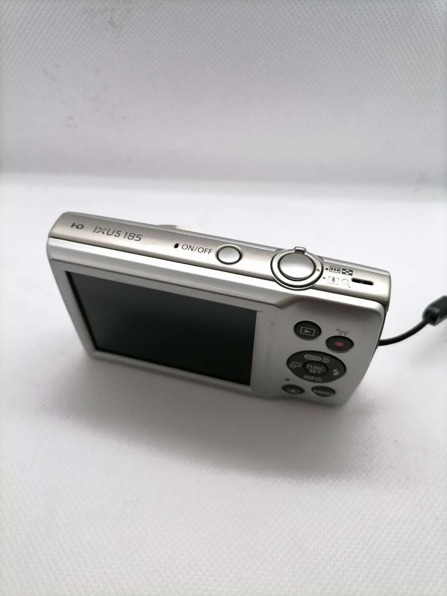 Canon IXUS 185 Digital Camera (20MP, 720p HD & 8x Optical Zoom) Silver