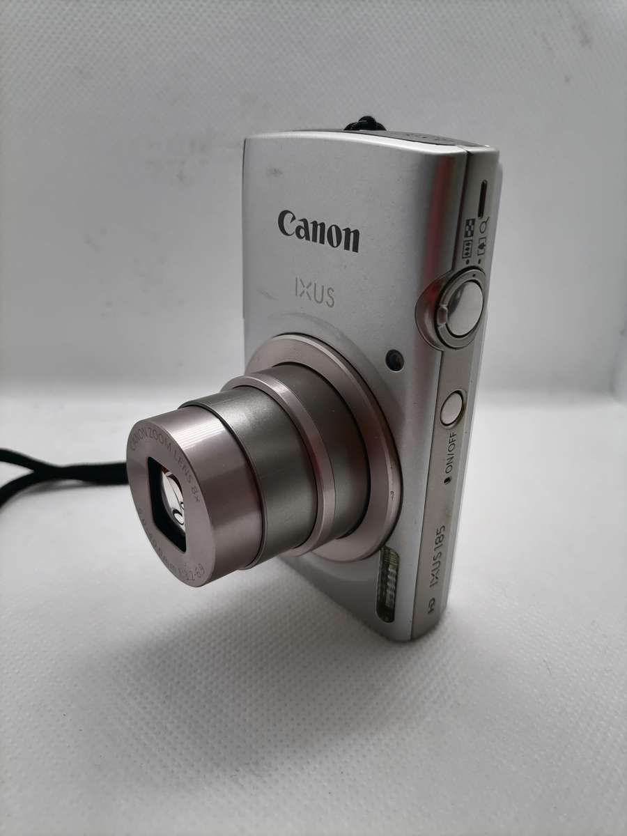 Canon IXUS 185 Digital Camera (20MP, 720p HD & 8x Optical Zoom) Silver