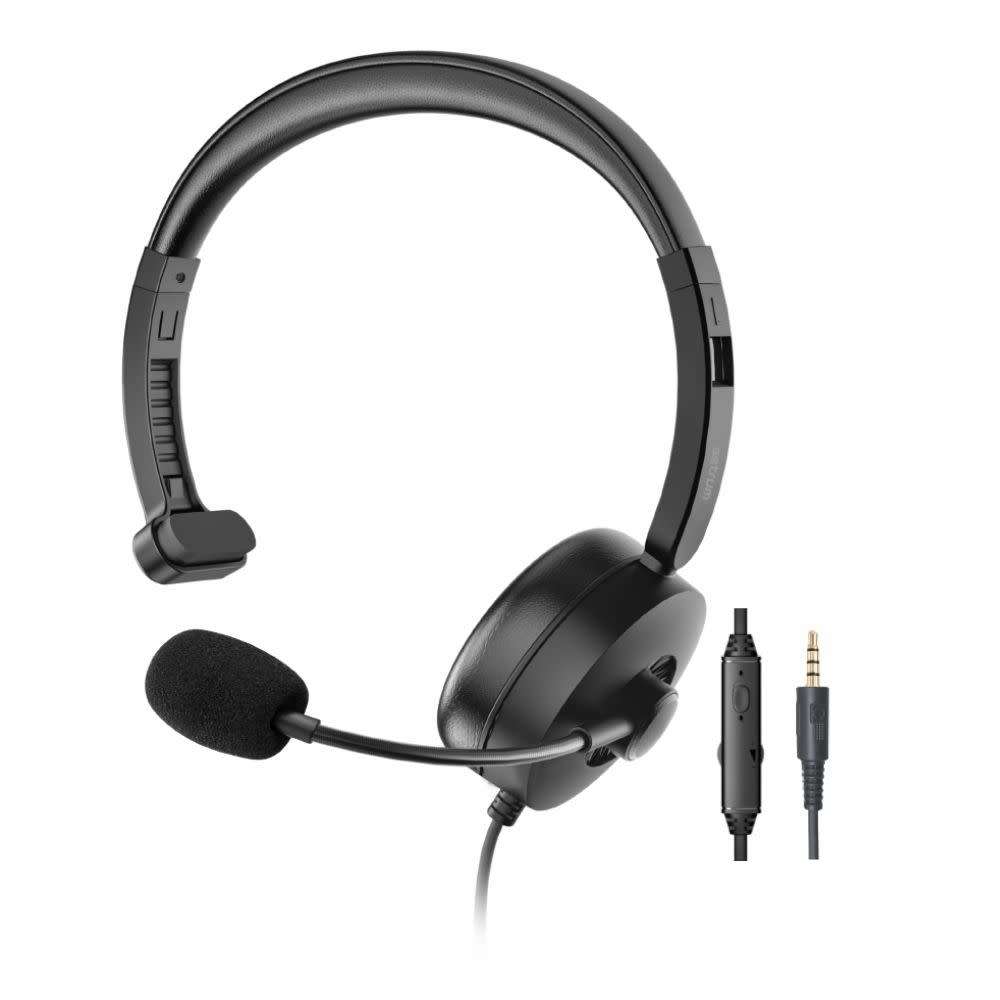 Astrum Single-Sided Headset 3.5mm Aux with Flexible Mic - HS610