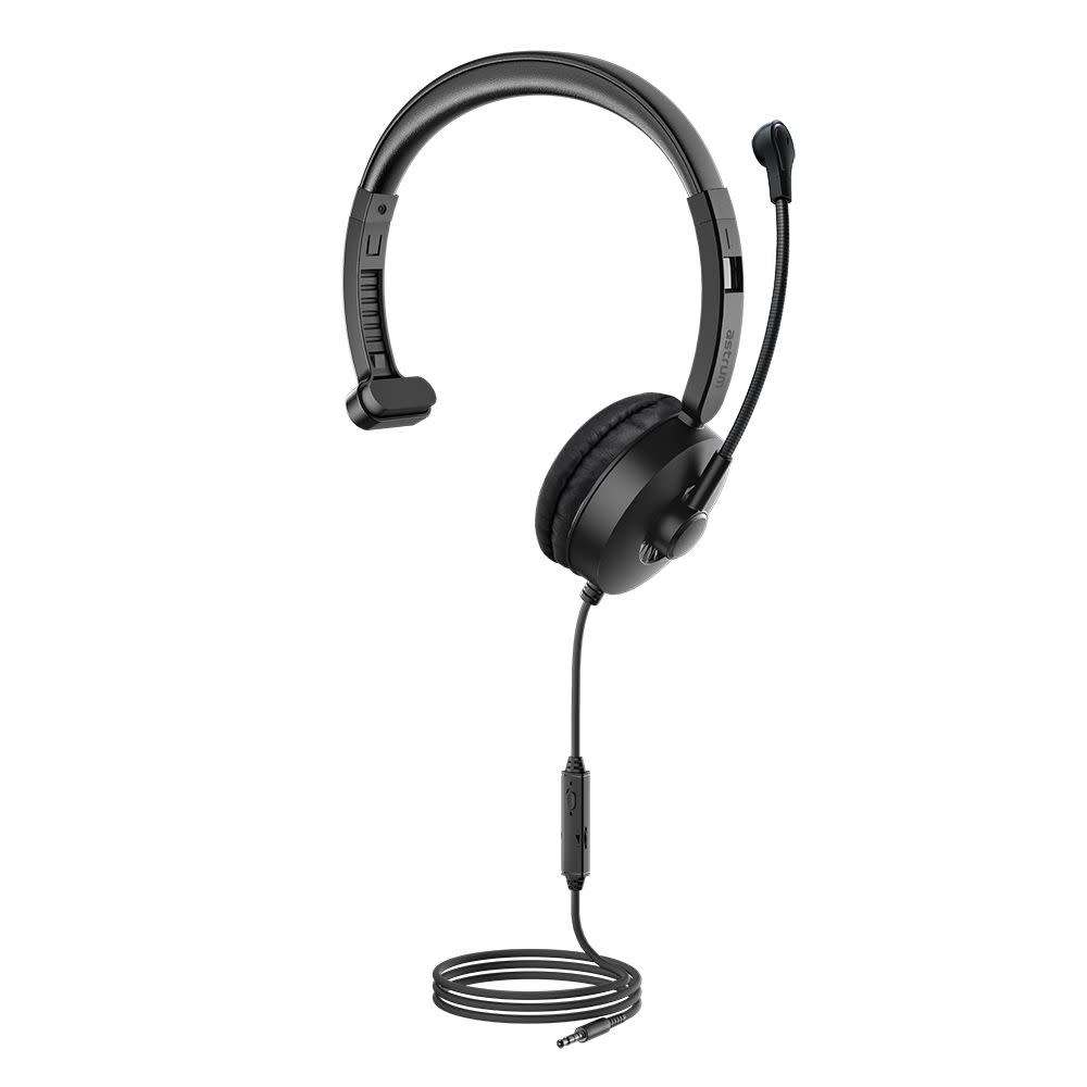 Astrum Single-Sided Headset 3.5mm Aux with Flexible Mic - HS610