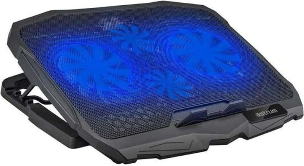 Astrum CP200 Quad Fan USB Laptop Cooling Pad (Black)