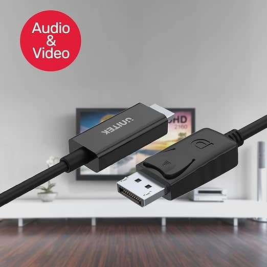 Unitek DisplayPort to HDMI Cable (1.8 m)