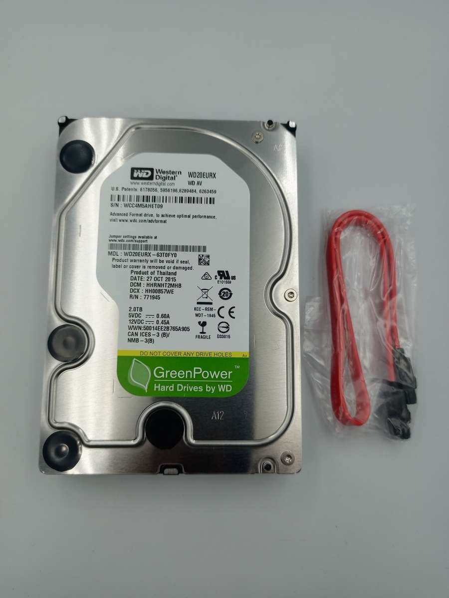 Western Digital 2TB SATA CCTV Hard Drive