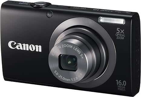 Canon PowerShot A2300 IS Digital Camera (16MP & 5x Optical Zoom)