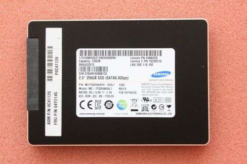 SAMSUNG 2.5" SSD - 256GB - (SATA 6.0Gbps)