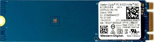 WD SN520 512GB NVME M.2 2280 SSD (SOLID STATE DRIVE)